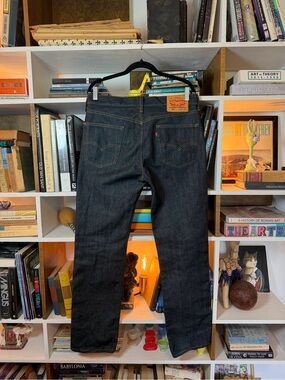 Levi's Men's Raw Black Straight Jeans
